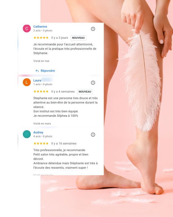 Avis client épilation laser Silphéa centre spécialisé par infirmière Avis client